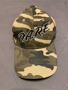 D.A.R.E camouflage vintage y2k adjustable baseball cap hat